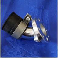 Manifold intek manifold intek gooseneck tilted carburetor pe 24 26 28 universal