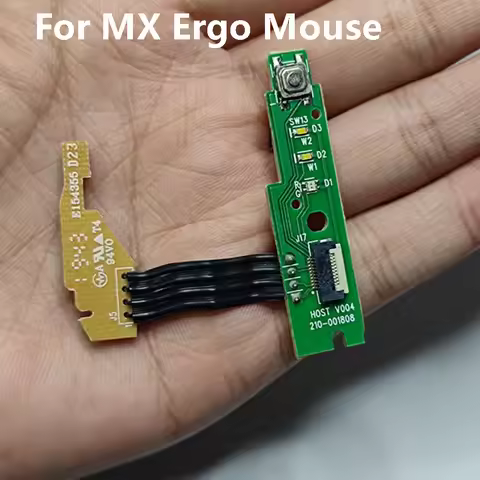 For MX Ergo Mouse Button PCB Board Replacement Key Board for Logitech MX Ergo Mouse Upper Shell Micr