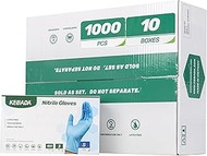 Kebada Nitrile Gloves,Latex Free Disposable Gloves, D1Powder Free Clelaning Gloves, Non-Sterile Plastic Gloves