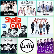 MP3 CD CASSETTE INDONESIAN POP SONGS BAND 2000S - MP3 CASSETTE POP SONGS 2000 - MP3 CD POP SONGS 200