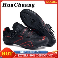 HUACHUANG 2021 NEW Cycling Shoes for Men and Women Road Bike Shoes With Lock Men Outdoor Casual Bicycle Shoes for Men Anti-slip Korean Rubber Road Shoes Men Cleats Shoes Cycling Shoes Mtb Sale Cycling Shoes Mtb Shimano