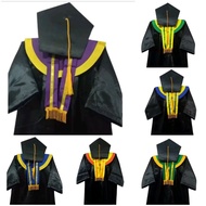 Graduation gown with tassel necklace / Children's graduation gown / Graduation gown