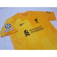 Liverpool GK Yellow 2021 2022 JERSEY LIVERPOOL Goalkeeper Yellow 2022