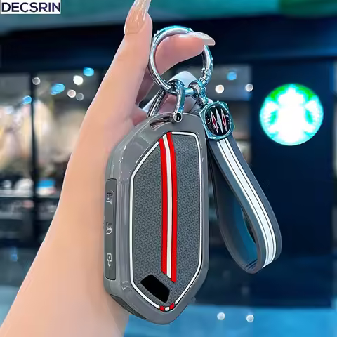 5/6/7/8/9 Buttons Zinc Alloy Silicone Car Key Case Cover Shell Remote Key Fob For Kia Picanto Sorent