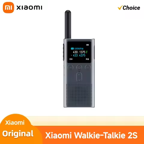 XIAOMI Walkie Talkie 2S 1.77"Color Screen 4W Power 120-hour Standby Dual Mode 5km Call Distance IP54