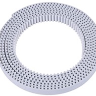 Belt 6mm timing white PU gt2 2gt polyurethane steel open 1/ 2 meters