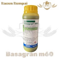 BASAGRAN M60 1Liter Racun rumput dalam padi/Herbicide/bentazone sodium 37%/mcpa dimethylammonium 6.2