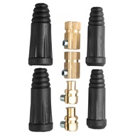 Heavy Duty Welding Cable Quick Connector 2 Set 200Amp 300Amp 35 50 SQMM Copper