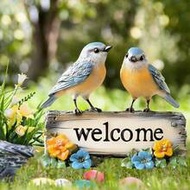 Creative Bird English Garden Stake, ของตกแต่งสวน, ของตกแต่งบรรยากาศวันหยุด