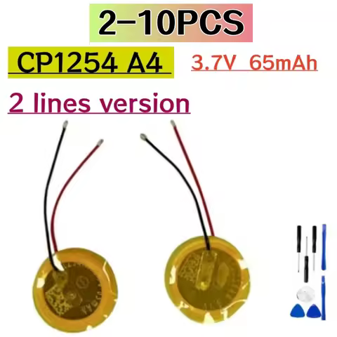 New Battery CP1254 A4 LIR1254 For Beats By Dre Powerbeats Pro for Jabra Elite 65t 75t 85t 3.7V 60mAh