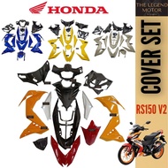 RS150 V2 Cover Set Coverset Body Caver Complete Black Blue Red Orange Oren Biru Nano Grey Matt Gold 