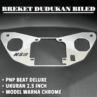 2.5 INCH BILED PROJECTOR LAMP MOUNTING BRACKET BEAT CHROMEdeluxe HS55