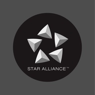 Car Sticker Locomotive Star Alliance LOGO Round Waterproof 3M Size 88mm