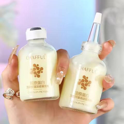 skincare Collagen Facial Serum 2pcs Collagen Face Serum skincare Facial Essence Liquid Firming Moist