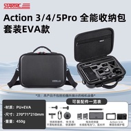 Startrc for DJI Dajiang Action5pro/4 Sports Camera Storage Bag Small Portable Satchel Crossbody Bag 