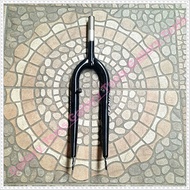 FORK GARPU SEPEDA MTB 26" GENIO BESI HITAM 25.4 Sepeda aksesoris sparepart