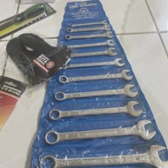 Kunci ring pas set 11 pcs 7 - 19mm TJAP MATA combination wrench