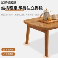 Foldable Coffee Table Living Room Home Small Apartment Tea Table Bedroom Internet Celebrity Small Square Table Solid Woo