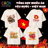 [Many models] T-shirts for children who love Vietnam to celebrate the national day September 2, Apri