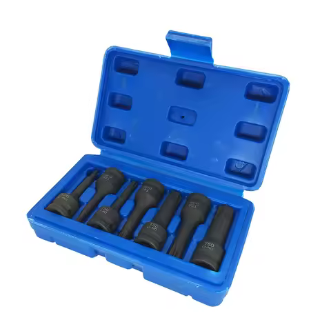 7Pcs 3/8 Bit Socket Set Impact Drill Bit Adapter H/T/M Type for Car Auto Bicycle Repair Hand Tools P