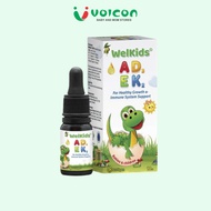 Multivitamin Biovagen Welkids ADEK tăng đề kháng cho bé bổ sung vitamin AD3EK2