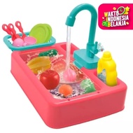 Children's Toys 3 4 5 6 7 Years PerChildren's Toys 3 4 5 6 7 Years Dish Washing Sink Glass Spoon For