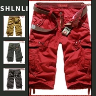 Summer Men's Plus Size Camouflage Loose Shorts Camouflage Waistless Casual Shorts