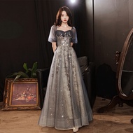 ▬№ Korean Summer Formal Dress For Wedding Gown Occasion Elegant Classy Maxi Long Dress Attire Plus Size Dress For Women Chubby Ninang Wedding Dress For Civil Sponsors Outfit Adult
