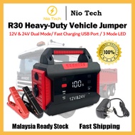 NioTech Heavy Duty 24V Lorry Jump Starter Car Jumper Portable Jump Start Emergency Battery Diesel Hi