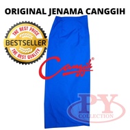 CP018 - ORIGINAL BAJU SEKOLAH JENAMA CANGGIH - KAIN SEKOLAH MENENGAH SUSUN TEPI BIRU COTTON ( KAIN SAHAJA )