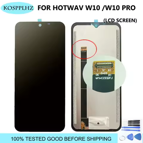Tested Well For Hotwav W10 / W10Pro Lcd Display With Touch Screen Assembly Replacement New 6.53 Inch