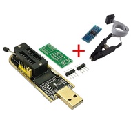 CH341A 24 25 Series EEPROM Flash BIOS USB Programmer Module + SOIC8 SOP8 Test Clip For EEP