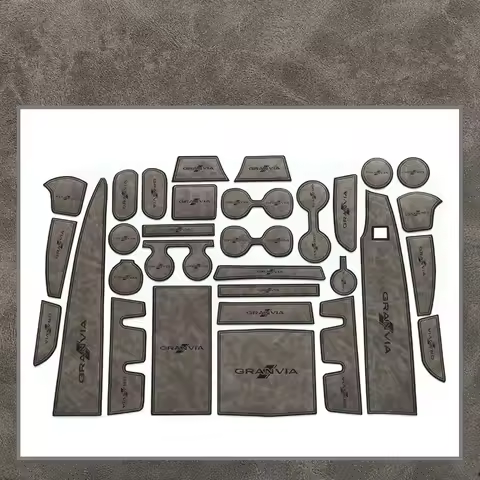 Car Door Slot Mats For Toyota Highlander Camry Corolla levin Avalon RAV4 Sienna CROWN BZ3 Frontlande