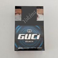 Rokok Sigaret New GUCI BLACK Original isi 20