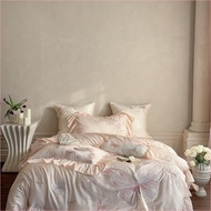 Light Luxury 160-piece Silk Cotton Embroidered Bedding Four-season Cotton High-end Four-piece Set La