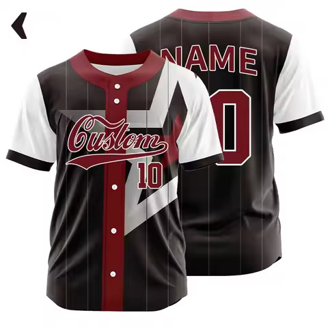 Custom Baseball Sublimation Jersey Custom Team Shirt Made Personalized Print Logo Name T-shirt Butto