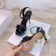 RẺ VÔ ĐỊCH I SANDAL CAO GÓT ĐẾ ĐÚP 12P GÓT NHỌN DA BÓNG KIỂU DÁNG HQ SIÊU TÔN DÁNG - 638
