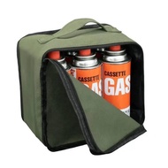 Camping Gas Storage Bag fits 6pcs of Gas Butane Waterproof Bag by Bushcraft Malaya