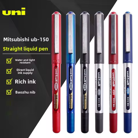 Japan Uni Mitsubishi UB-150 Gel Pen Waterproof/water-Resistant 0.38/0.5mm Uni-Ball Eye Roller Ball P