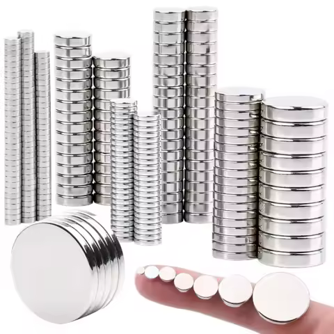 Strong Round Magnets for Fridge, DIY, Projects, Science, Office 10x2 10x4 15x2 15x4 20x2 20x4