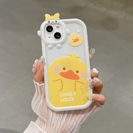 💕💕เป็ดน่ารัก เคสลายการ์ตูน เคส iphone 11 For  iPhone 15  Promax 11 12 13 14 Pro Max X XR XS Max XR 7 8 Plus SE 2020 เคสสำหรับ ฝาครอบป้องกันเคสโทรศัพท์แบบใสนุ่ม