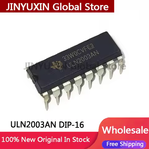 10-100Pcs ULN2003 ULN2003AN high current drive DIP-16 IC Chip In Stock Wholesale