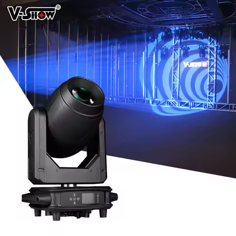 VSHOW S716 Hybird Osram LED 200w Moving Head Light With Folding Clamps Beam Spot Wash BSW 3in1 With