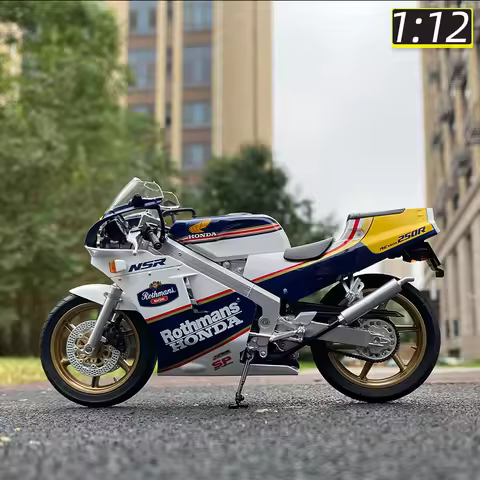 A AOSHIMA 1:12 scale new 1988 NSR 250R SP R4 Rothmans MC18 motorcycle model static display festive g