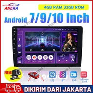 TV Mobil Murah Meriah 4+32G Head Unit Android 9 Inch Untuk Semua Double Din Mobil 7/9/10 Inch IPS Sc