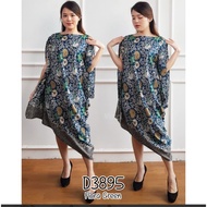 Asymmetrical Silk kaftan dress
