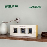States of Light: Aromatic Candle Trio Gift Set Au'tree Candle Travel Size Soy Wax Scented Candle Pew