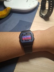 Casio F91W original with colored screen mod(彩色螢幕貼紙）