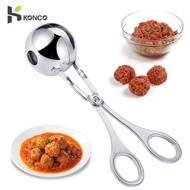 KONCO 304 Stainless Steel Meat Ball Maker Fish Meatball Mold Kitchen Gadgets Meat Tools DIY Meat Ball Clips Food Balls Ice Cream Maker