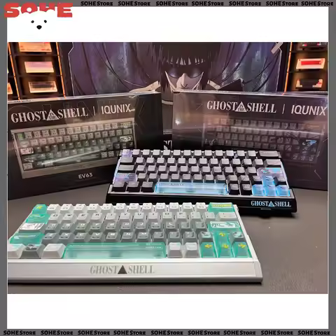 IQUNIX GHOST SHELL EV63 Magnetic Switch Gaming Keyboard 0.01RT PBT Keycap Full Key Hot Swappable 8K 